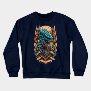 Dragon Face Crewneck Sweatshirt